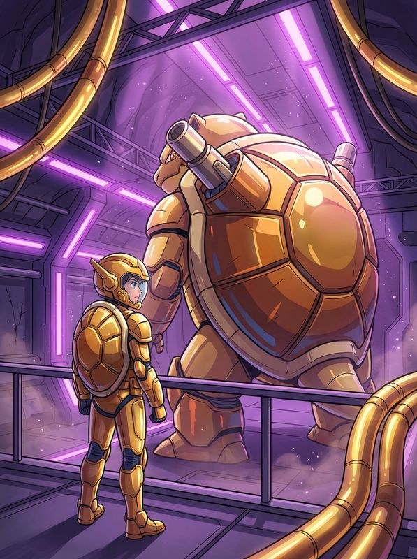 小蓝视频3D动漫-黄金机甲